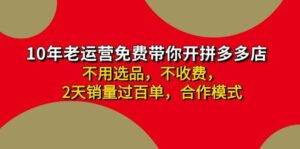 （11853期）拼多多 最新合作开店日收4000+两天销量过百单，无学费、老运营代操作、...-安稳项目网-网上创业赚钱首码项目发布推广平台-首码网