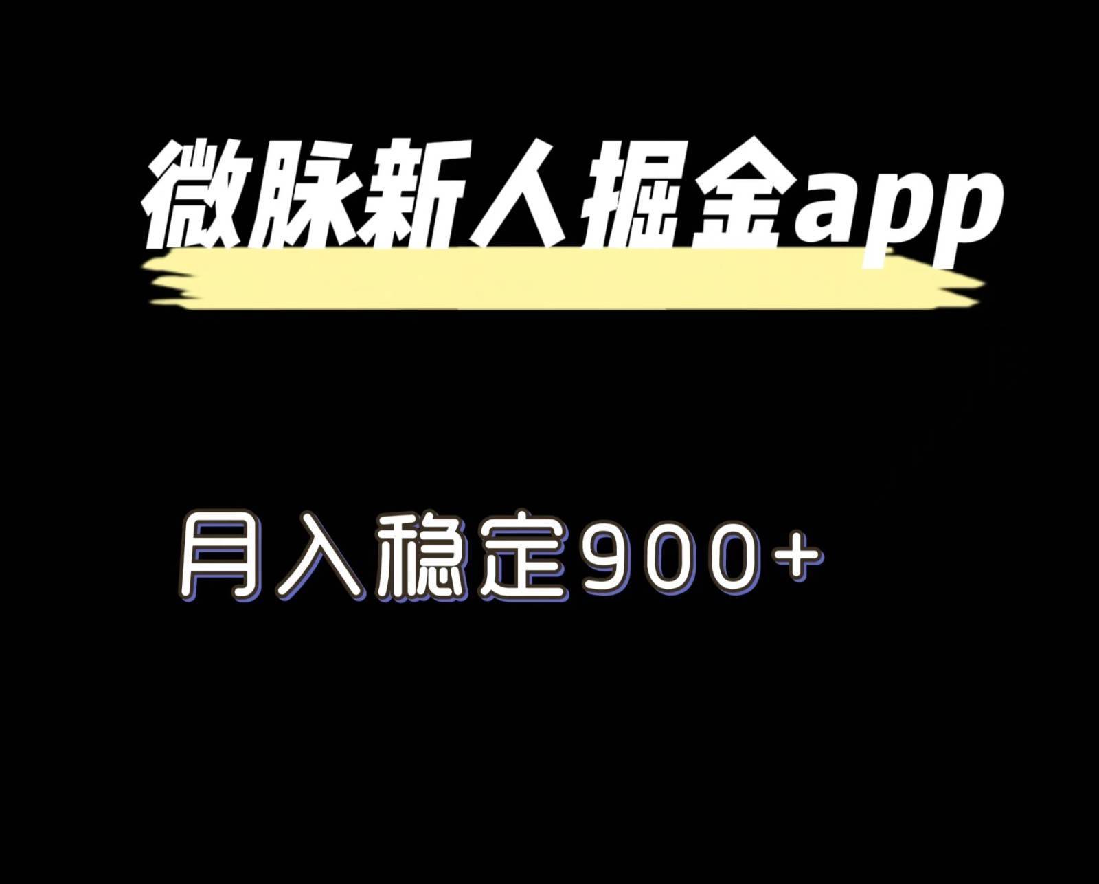 最新微脉长久项目，拉新掘金，月入稳定900+-安稳项目网-网上创业赚钱首码项目发布推广平台-首码网