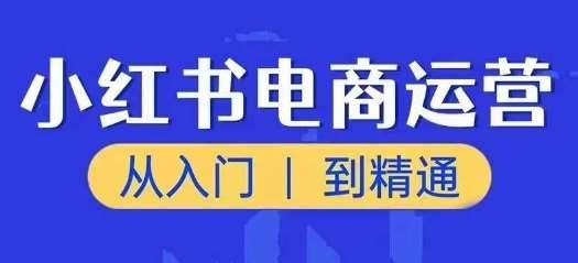 小红书电商运营课，从入门到精通，带你抓住又一个赚钱风口-安稳项目网-网上创业赚钱首码项目发布推广平台-首码网