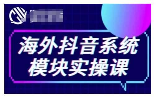 海外抖音Tiktok系统模块实操课，TK短视频带货，TK直播带货，TK小店端实操等-安稳项目网-网上创业赚钱首码项目发布推广平台-首码网