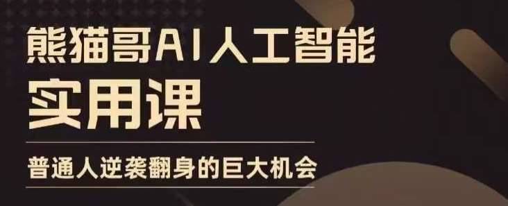 AI人工智能实用课，实在实用实战，普通人逆袭翻身的巨大机会-安稳项目网-网上创业赚钱首码项目发布推广平台-首码网