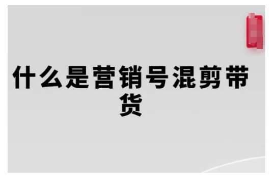 营销号混剪带货，从内容创作到流量变现的全流程，教你用营销号形式做混剪带货-安稳项目网-网上创业赚钱首码项目发布推广平台-首码网