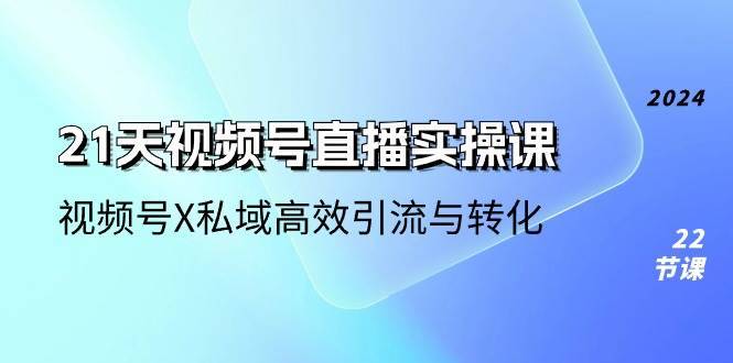 （10966期）21天-视频号直播实操课，视频号X私域高效引流与转化（22节课）-安稳项目网-网上创业赚钱首码项目发布推广平台-首码网